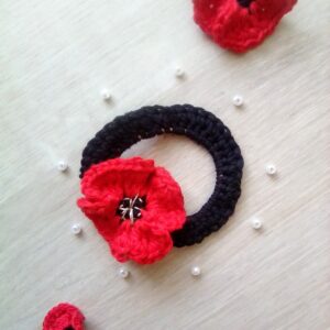 Chouchou coquelicot